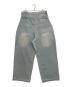 Student Apathy (スチューデント・アパシー) ダブルウエストバギーデニムパンツ　Double Waist Baggy Denim インディゴ サイズ:L：9000円