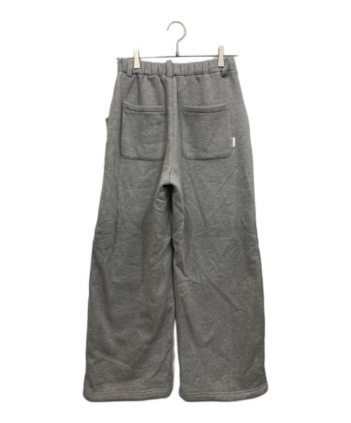 Student Apathy（スチューデント・アパシー）Student Apathy (スチューデント・アパシー) パイピングワイドスウェットパンツ グレー サイズ:Mの古着・服飾アイテム