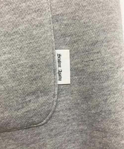 Student Apathy（スチューデント・アパシー）Student Apathy (スチューデント・アパシー) パイピングワイドスウェットパンツ グレー サイズ:Mの古着・服飾アイテム