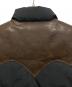 中古・古着 RRL (ダブルアールエル) ダウンベスト ブラック×ブラウン サイズ:S：27000円