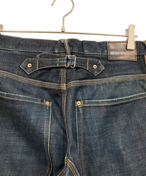 SUGARHILL（シュガーヒル）SUGARHILL (シュガーヒル) クラシカルダブルニーデニムトラウザーズ インディゴ サイズ:32の古着・服飾アイテム