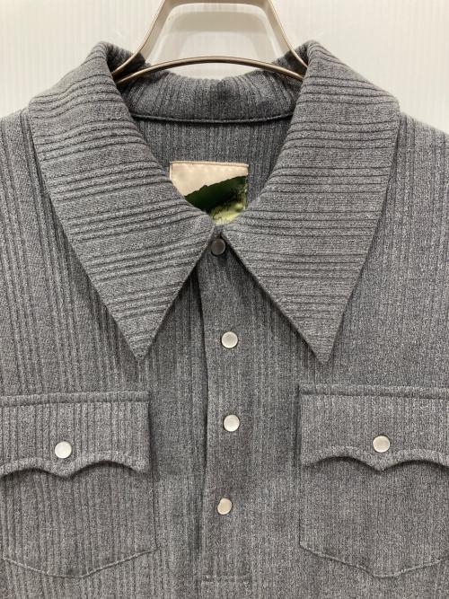 Ballsy.Brothers（ボールジーブラザーズ）BALLSY.BROTHERS (ボールジーブラザーズ) ウエスタンポロシャツ グレー サイズ:Mの古着・服飾アイテム