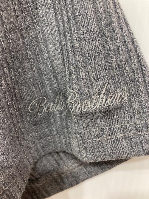 Ballsy.Brothers（ボールジーブラザーズ）BALLSY.BROTHERS (ボールジーブラザーズ) ウエスタンポロシャツ グレー サイズ:Mの古着・服飾アイテム