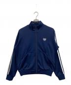 HUMAN MADEヒューマンメイド）の古着「ロゴトラックジャケット」｜ネイビー