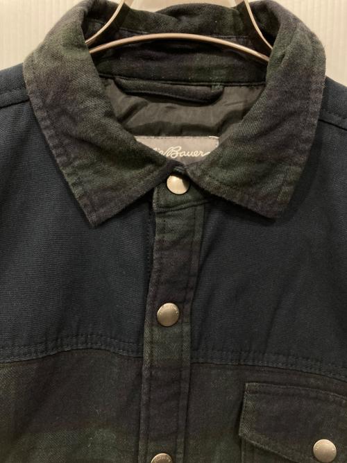 Eddie Bauer（エディーバウアー）Eddie Bauer (エディーバウアー) シャツジャケット ネイビー サイズ:Sの古着・服飾アイテム