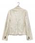 JIL SANDER (ジルサンダー) ストライプテーラードジャケット　JSWK135324 アイボリー サイズ:38：9000円