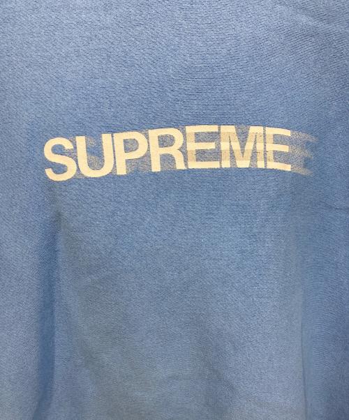 SUPREME（シュプリーム）SUPREME (シュプリーム) Motion Logo Hooded Sweatshirt ブルー サイズ:Sの古着・服飾アイテム