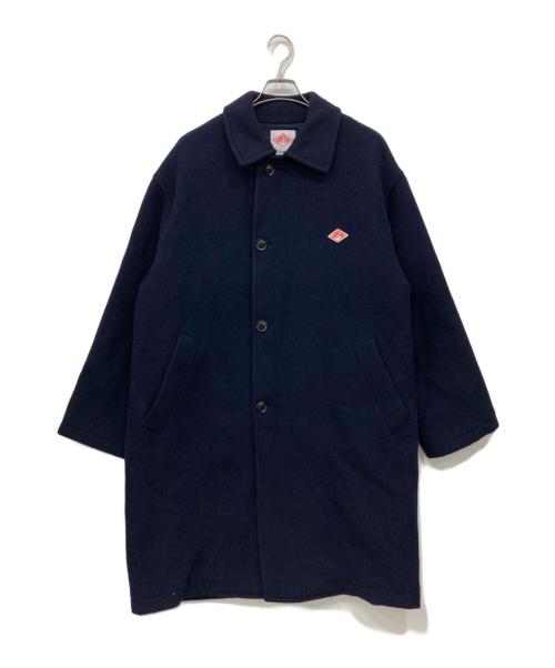 DANTON（ダントン）DANTON (ダントン) ウールライトパイルロングコート ステンカラーコート ネイビー サイズ:42の古着・服飾アイテム