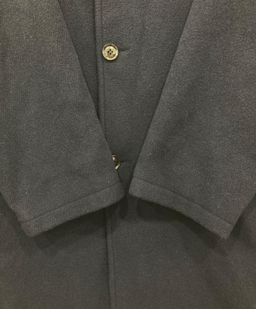 DANTON（ダントン）DANTON (ダントン) ウールライトパイルロングコート ステンカラーコート ネイビー サイズ:42の古着・服飾アイテム