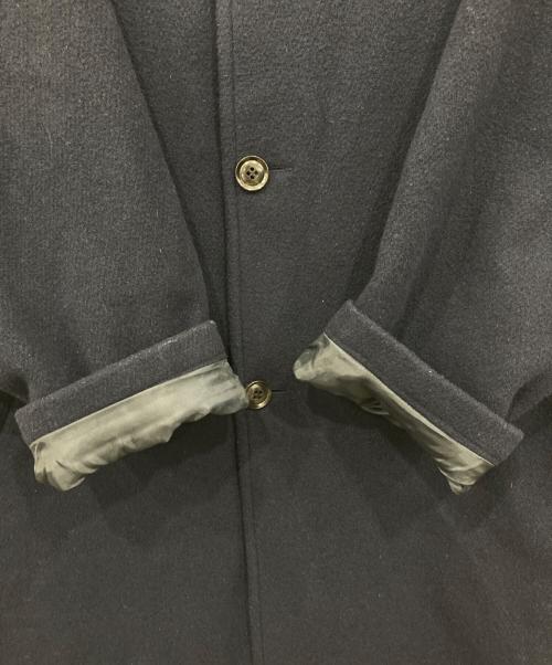DANTON（ダントン）DANTON (ダントン) ウールライトパイルロングコート ステンカラーコート ネイビー サイズ:42の古着・服飾アイテム