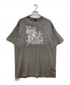 stussyステューシー）の古着「プリントTシャツ」｜グレー