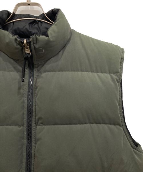 stussy（ステューシー）stussy (ステューシー) WTAPS (ダブルタップス) リバーシブルダウンベスト ブラック×カーキ サイズ:Lの古着・服飾アイテム