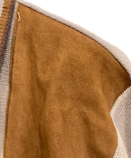 Richman（リッチマン）Richman (リッチマン) ニットスウェード ジャケット ベージュ サイズ:Mの古着・服飾アイテム