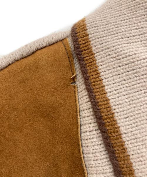 Richman（リッチマン）Richman (リッチマン) ニットスウェード ジャケット ベージュ サイズ:Mの古着・服飾アイテム