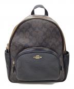 COACHコーチ）の古着「コート バックパック」｜ブラウン×ブラック