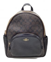COACH（コーチ）の古着「コート バックパック」｜ブラウン×ブラック