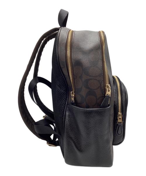 COACH（コーチ）COACH (コーチ) コート バックパック ブラウン×ブラックの古着・服飾アイテム