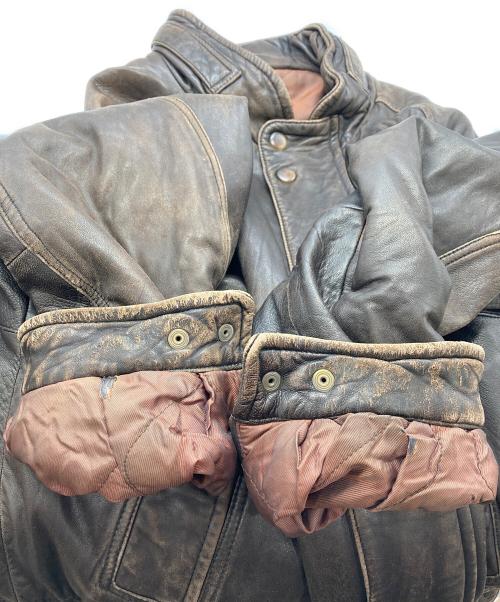 NAUTICA（ノーティカ）NAUTICA (ノーティカ) レザージャケット ブラウン サイズ:44の古着・服飾アイテム