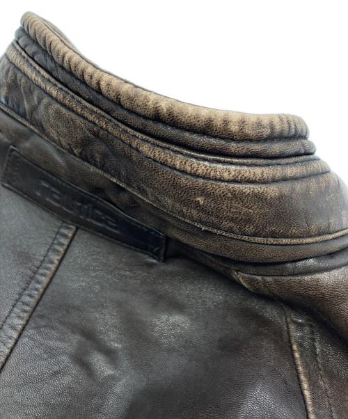 NAUTICA（ノーティカ）NAUTICA (ノーティカ) レザージャケット ブラウン サイズ:44の古着・服飾アイテム