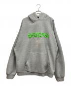 BALENCIAGAバレンシアガ）の古着「スライムロゴプルオーバーパーカー　674986 TLVF2」｜グレー