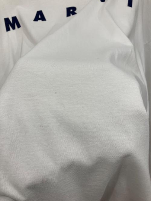 MARNI（マルニ）MARNI (マルニ) ロゴプリントカットソー　HUMU0169P0 ホワイト サイズ:52の古着・服飾アイテム