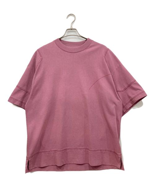 JIL SANDER（ジルサンダー）JIL SANDER (ジルサンダー) ビッグシルエットTシャツ ピンク サイズ:Sの古着・服飾アイテム