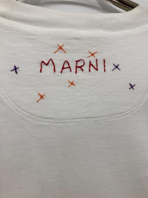 MARNI（マルニ）MARNI (マルニ) ドラゴンプリントＴシャツ　HUMU0223PN ホワイト サイズ:46の古着・服飾アイテム