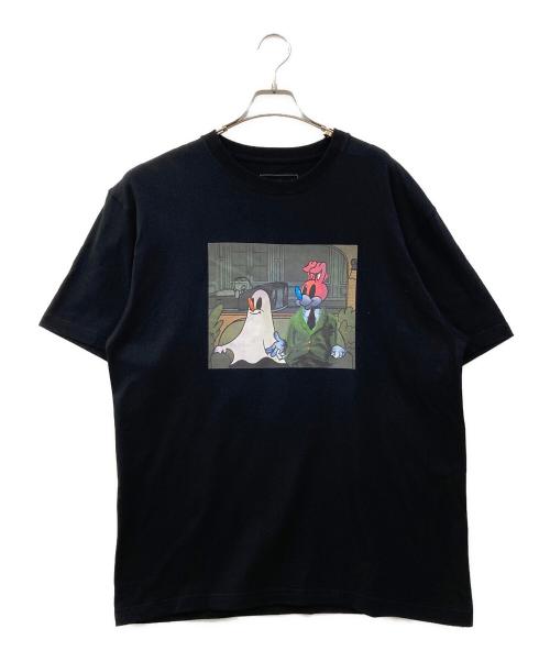 uniform experiment（ユニフォームエクスペリメント）uniform experiment (ユニフォームエクスペリメント) プリントTシャツ ブラック サイズ:3 未使用品の古着・服飾アイテム