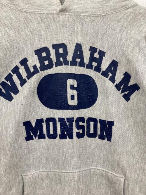 Champion REVERSE WEAVE（チャンピオン リバース ウィーブ）Champion REVERSE WEAVE (チャンピオン リバース ウィーブ) プルオーバーパーカー ライトグレー サイズ:LARGEの古着・服飾アイテム