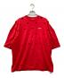 NIKE（ナイキ）の古着「ロゴダメージ加工カットソー」｜レッド