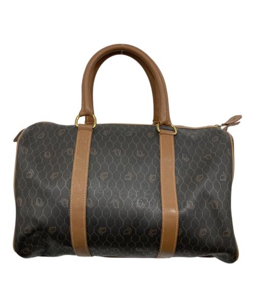 Christian Dior（クリスチャン ディオール）Christian Dior (クリスチャン ディオール) ハニカム柄ミニボストンバッグ ブラウンの古着・服飾アイテム