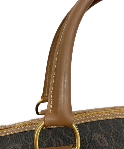 Christian Dior（クリスチャン ディオール）Christian Dior (クリスチャン ディオール) ハニカム柄ミニボストンバッグ ブラウンの古着・服飾アイテム