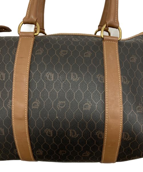 Christian Dior（クリスチャン ディオール）Christian Dior (クリスチャン ディオール) ハニカム柄ミニボストンバッグ ブラウンの古着・服飾アイテム