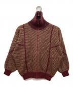 Christian Diorクリスチャン ディオール）の古着「ニットジャケット」｜レッド