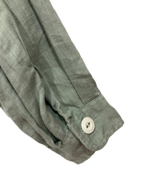DANTON（ダントン）DANTON (ダントン) リネンシャツジャケット ブルー サイズ:34の古着・服飾アイテム