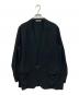 UNFIL（アンフィル）の古着「ビスコース ギャバジン オーバーサイズ ジャケット」｜ブラック