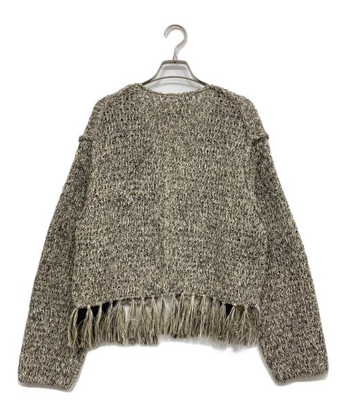 UNFIL（アンフィル）UNFIL (アンフィル) ボタンレスカーディガン　WVSP-UW111 グレー サイズ:1の古着・服飾アイテム