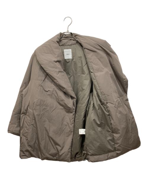 ebure（エブール）ebure (エブール) フォルムダウン コート グレー サイズ:36の古着・服飾アイテム