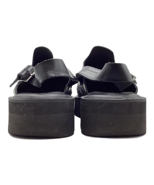 foot the coacher（フットザコーチャー）foot the coacher (フットザコーチャー) ベルトサンダル ブラック サイズ:8の古着・服飾アイテム