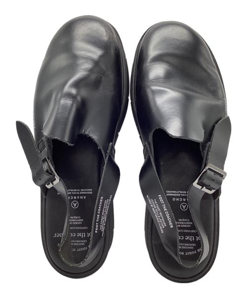 foot the coacher（フットザコーチャー）foot the coacher (フットザコーチャー) ベルトサンダル ブラック サイズ:8の古着・服飾アイテム