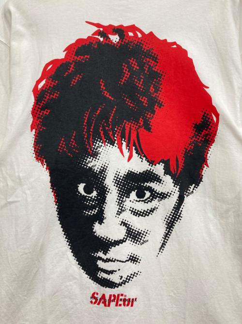 SAPEur（サプール）SAPEur (サプール) プリントTシャツ ホワイト サイズ:XLの古着・服飾アイテム
