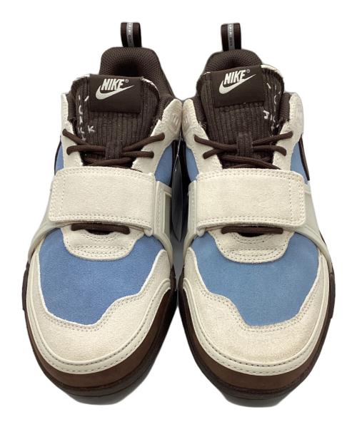 NIKE（ナイキ）NIKE (ナイキ) TRAVIS SCOTT (トラヴィス・スコット) コラボスニーカー ブルー×アイボリー サイズ:28㎝ 未使用品の古着・服飾アイテム