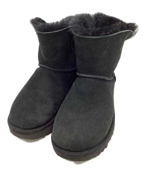 UGG（アグ）UGG (アグ) Classic Dudble Bow Mini / クラシック ダブル ボウ ミニ ブラック サイズ:23の古着・服飾アイテム