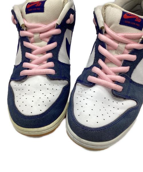 NIKE SB（ナイキエスビー）NIKE SB (ナイキエスビー) ローカットスニーカー ネイビー×ホワイト サイズ:30の古着・服飾アイテム