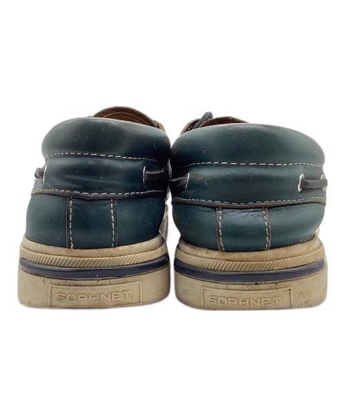 VISVIM（ビズビム）VISVIM (ビズビム) SOPHNET. (ソフネット) 別注 デッキシューズ グリーン サイズ:US 9.5の古着・服飾アイテム