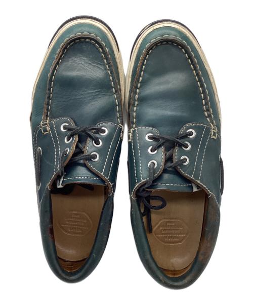 VISVIM（ビズビム）VISVIM (ビズビム) SOPHNET. (ソフネット) 別注 デッキシューズ グリーン サイズ:US 9.5の古着・服飾アイテム