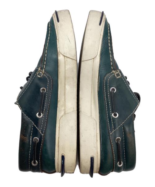 VISVIM（ビズビム）VISVIM (ビズビム) SOPHNET. (ソフネット) 別注 デッキシューズ グリーン サイズ:US 9.5の古着・服飾アイテム