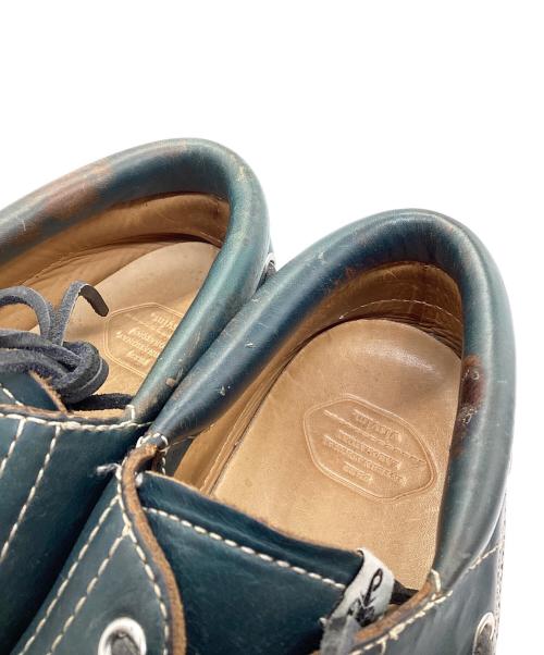 VISVIM（ビズビム）VISVIM (ビズビム) SOPHNET. (ソフネット) 別注 デッキシューズ グリーン サイズ:US 9.5の古着・服飾アイテム