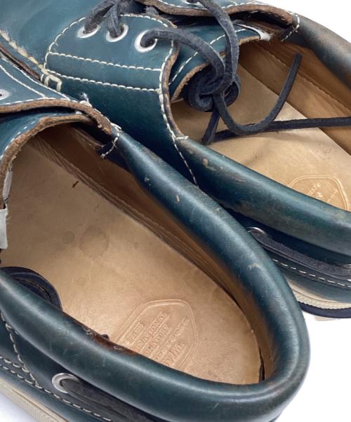 VISVIM（ビズビム）VISVIM (ビズビム) SOPHNET. (ソフネット) 別注 デッキシューズ グリーン サイズ:US 9.5の古着・服飾アイテム