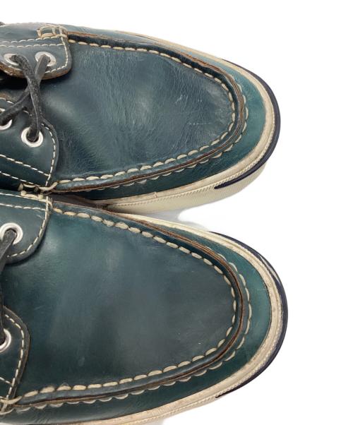 VISVIM（ビズビム）VISVIM (ビズビム) SOPHNET. (ソフネット) 別注 デッキシューズ グリーン サイズ:US 9.5の古着・服飾アイテム